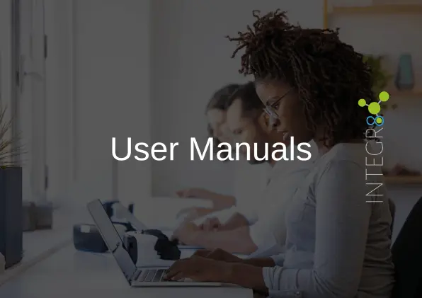 Integr8 User Manuals